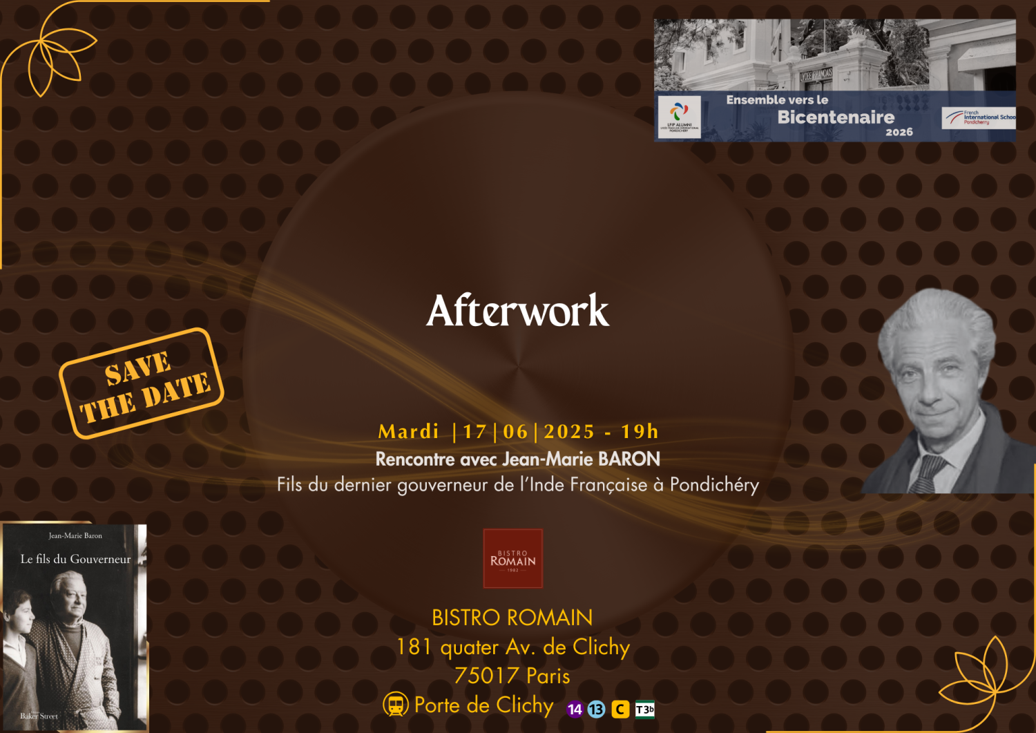 Afterwork Invité Jean-Marie BARON